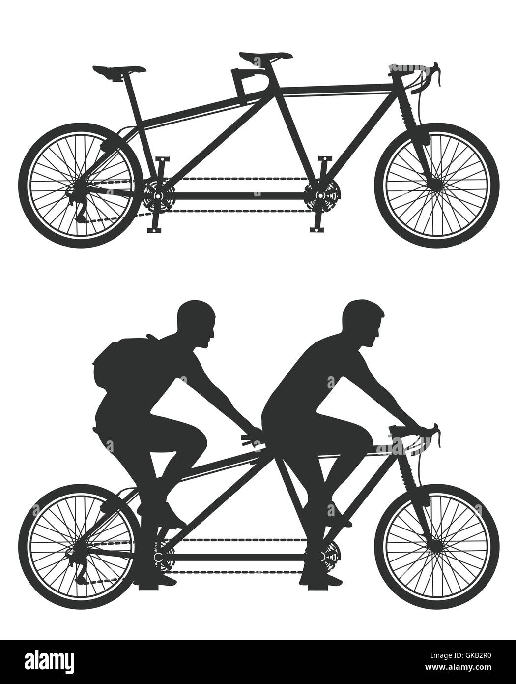 Tandem team hi res stock photography and images Alamy