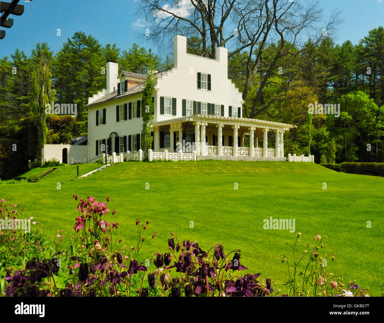 Aspect, Saint Gaudens National Historic Site, Cornish, New Hampshire, USA Stock Photo