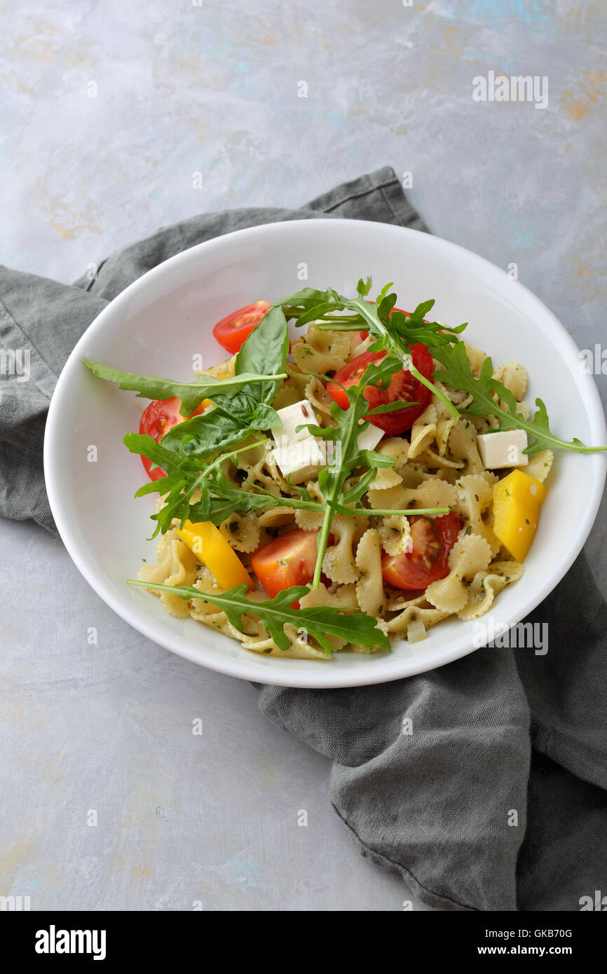 Pasta salad in bowl hires stock photography and images Alamy