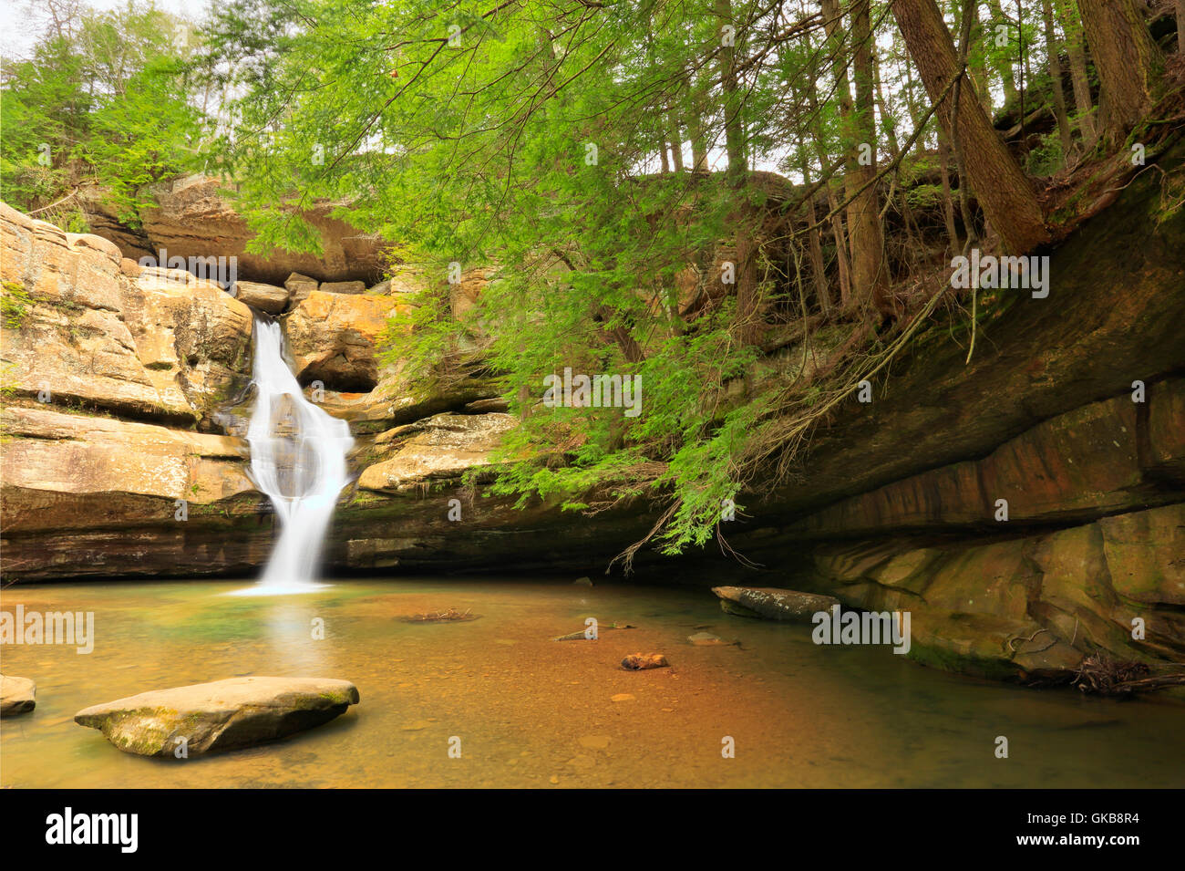 Cedar Falls, Hocking Hills State Park, Logan, Ohio, USA Stock Photo - Alamy