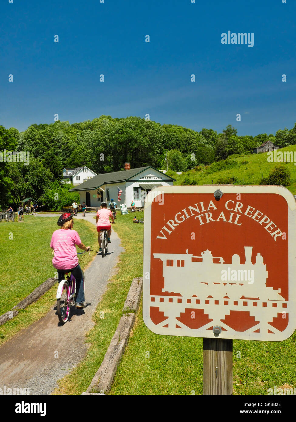 Green Cove, Virginia Creeper Trail, Damascus, Virginia, USA Stock Photo Alamy