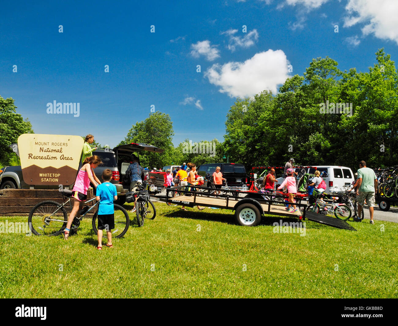 Unloading, Whitetop Station, Virginia Creeper Trail, Damascus, Virginia