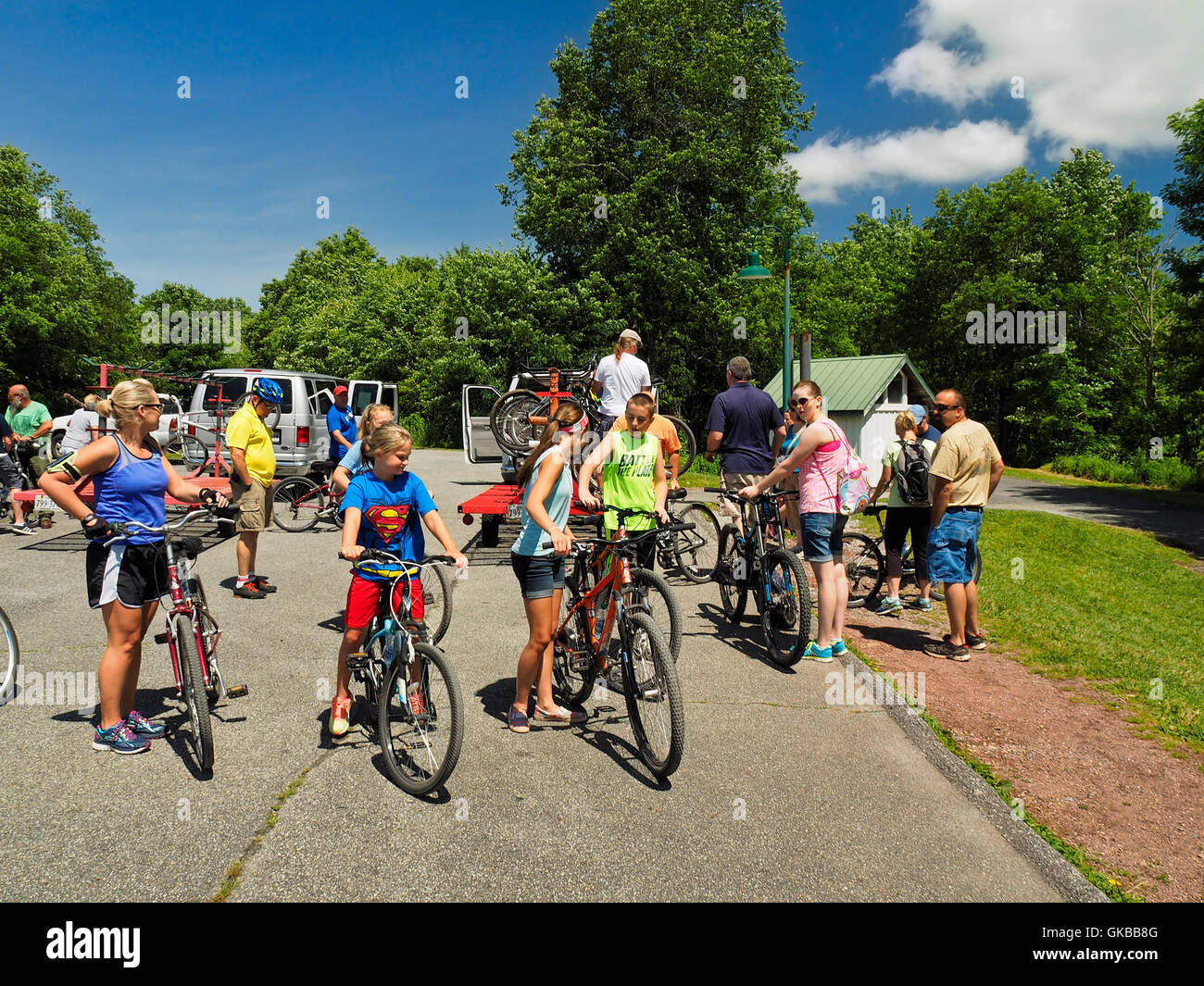 Unloading, Whitetop Station, Virginia Creeper Trail, Damascus, Virginia