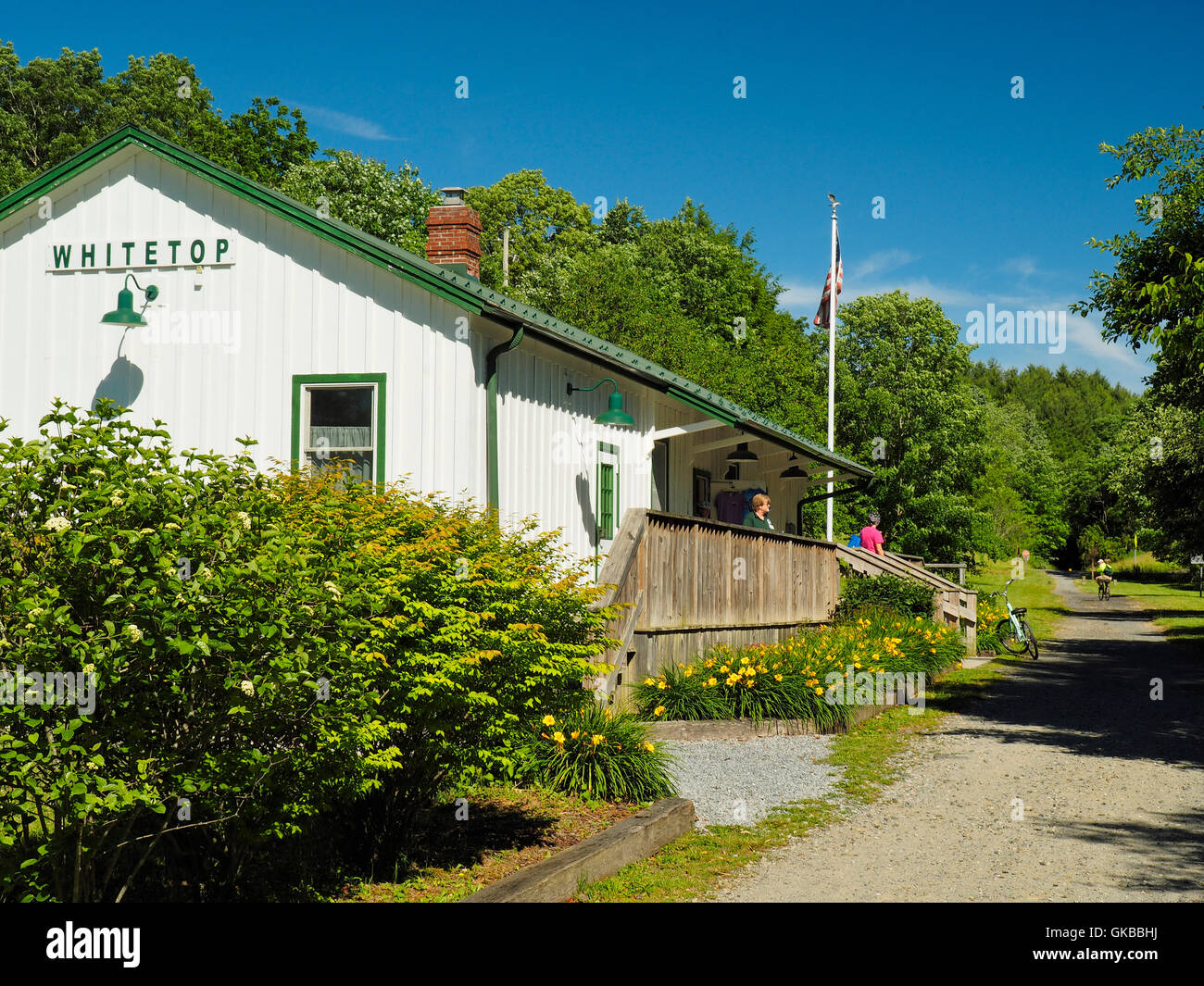 Whitetop station virginia creeper trail hires stock photography and