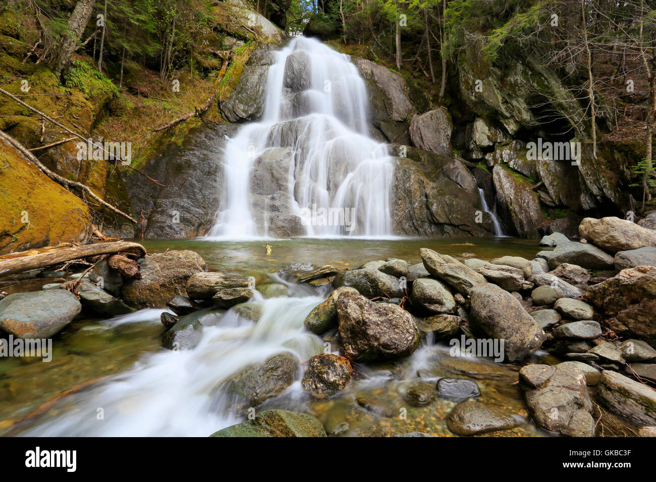 Moss Glen Falls, Granville, Vermont, USA Stock Photo Alamy