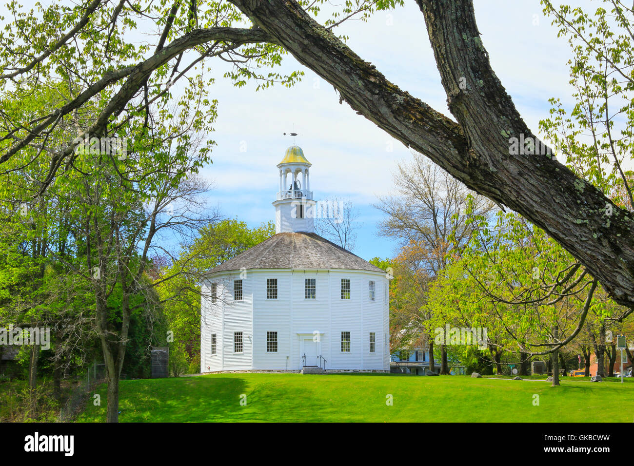 The Round Church, Richmond, Vermont, USA Stock Photo