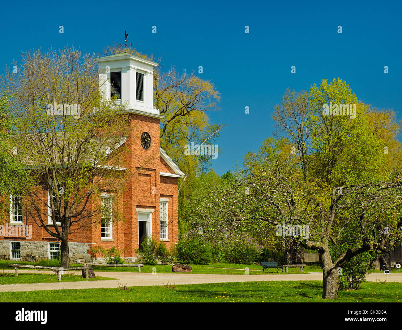 Meeting House, Shelburne Farms, Shelburne, Vermont, USA Stock Photo Alamy