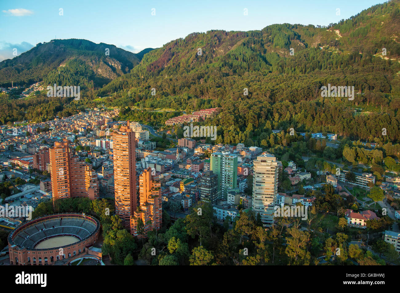 colombia urban downtown Stock Photo
