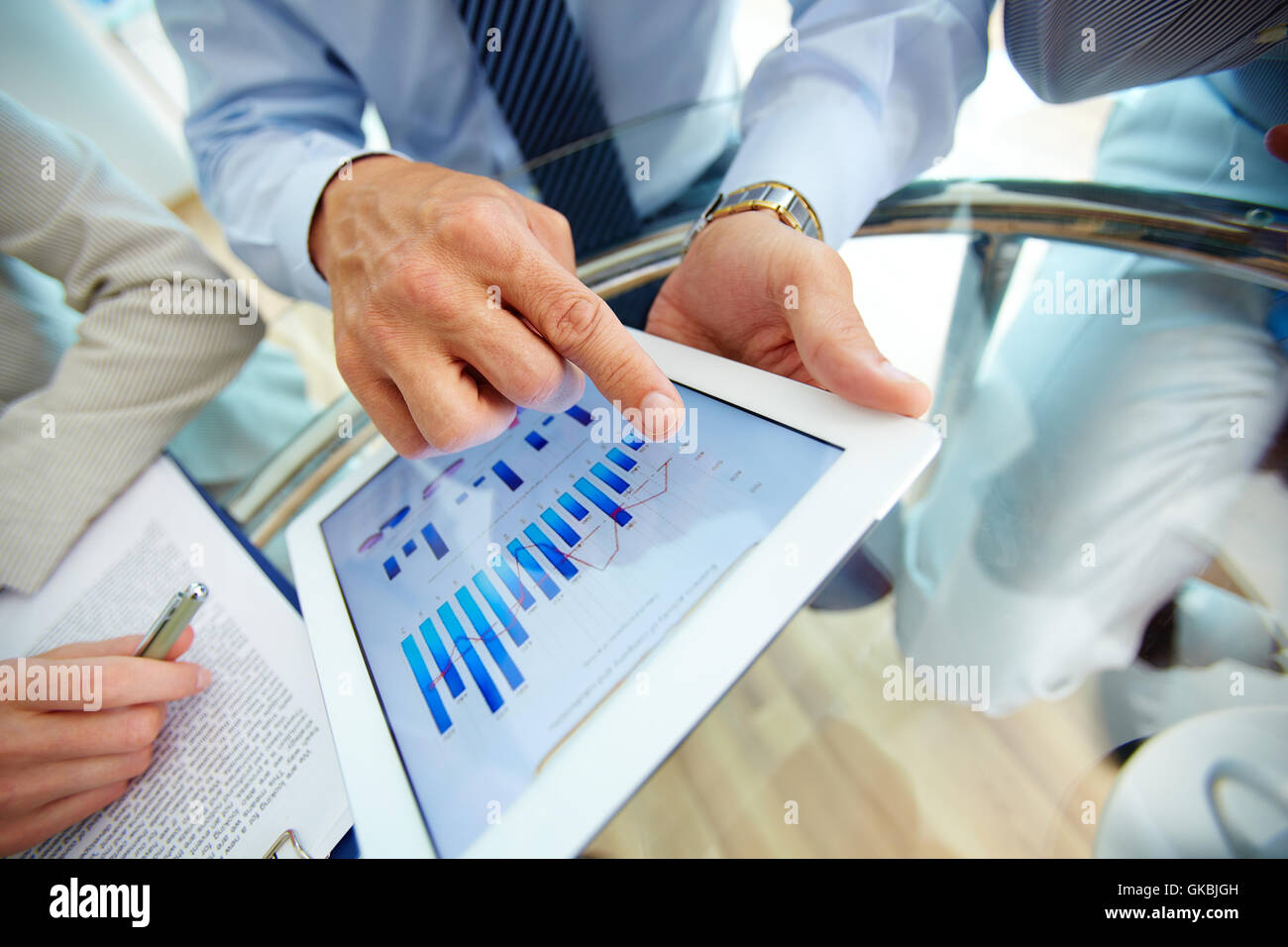 gesture office hand Stock Photo - Alamy
