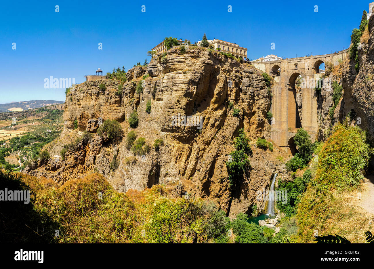 New Bridge (Puente Nuevo) Ronda, Spain. The Puente Nuevo is the newest ...