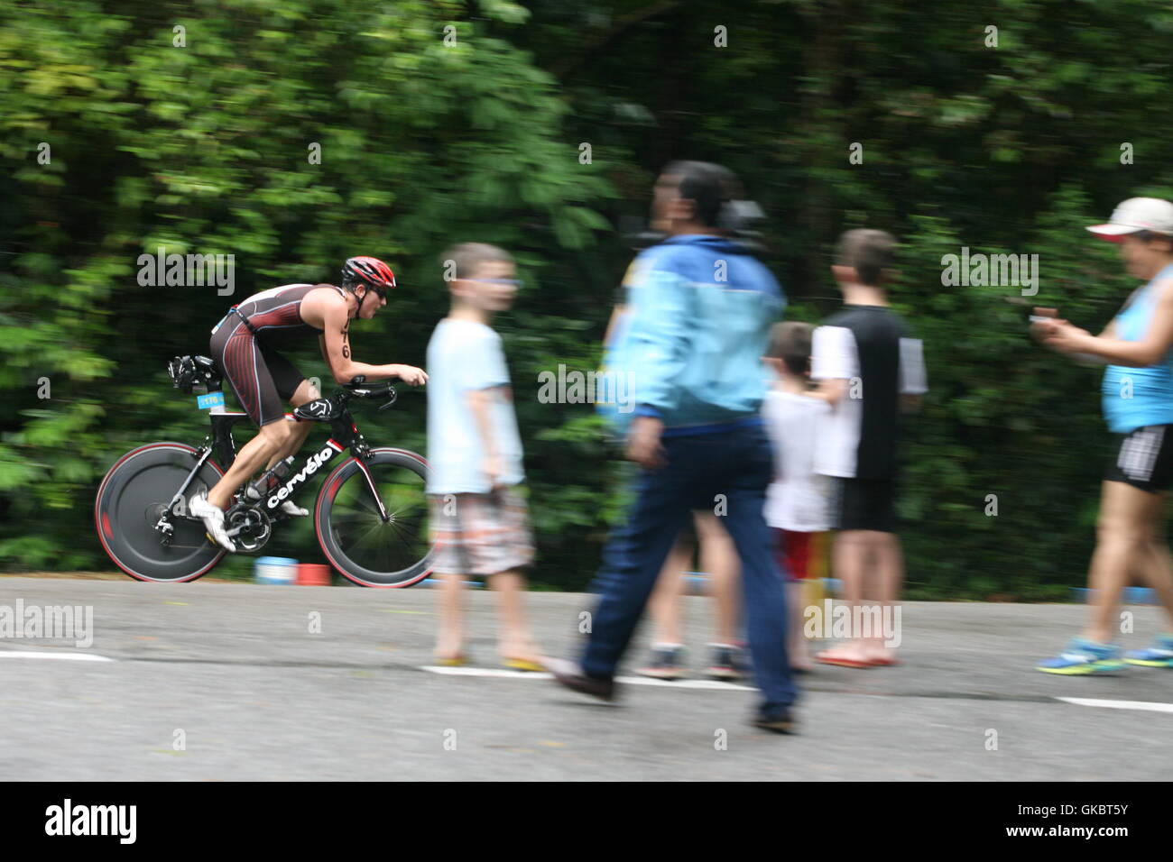 Bike in Bintan, Indonesia. Photo by Yuli Seperi/Alamy Stock Photo