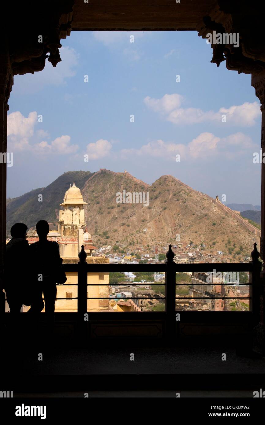 Amber Fort, Jaipur, Rajasthan, India Stock Photo