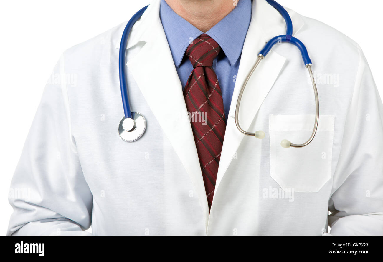 Mature male doctor laughing hi-res stock photography and images - Alamy