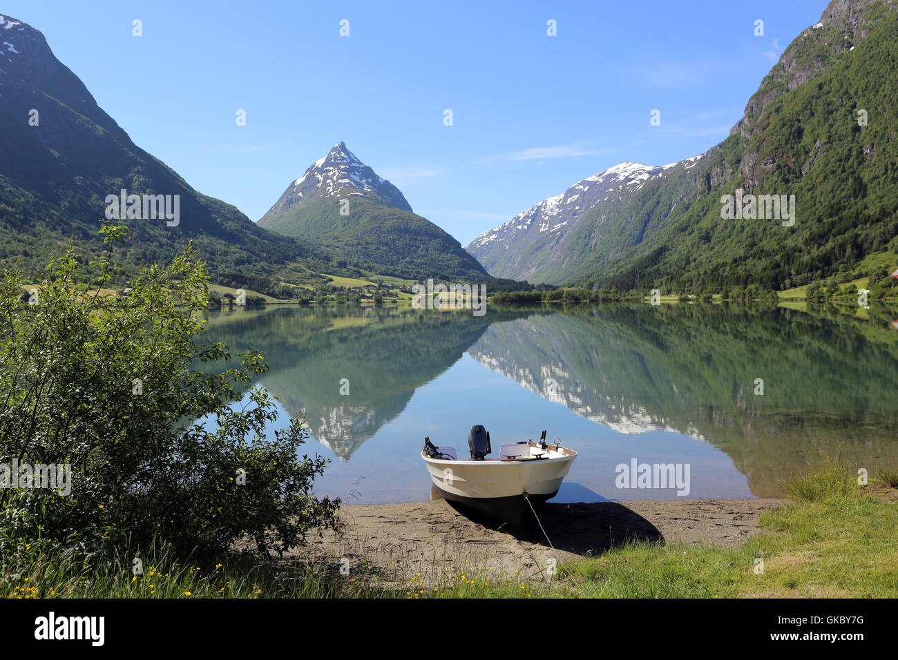 norway scandinavia scenery Stock Photo