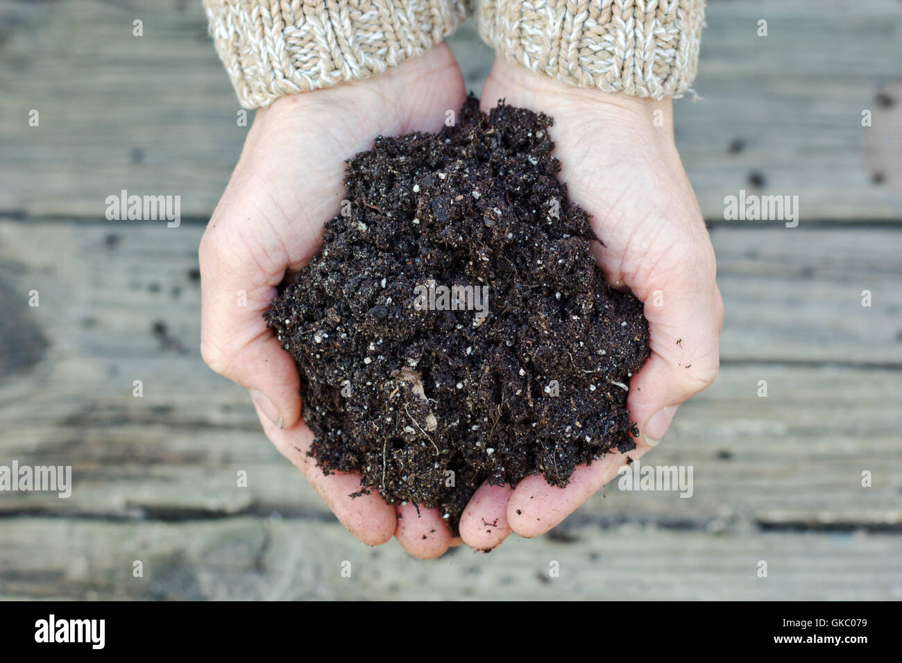 hand hands wood Stock Photo