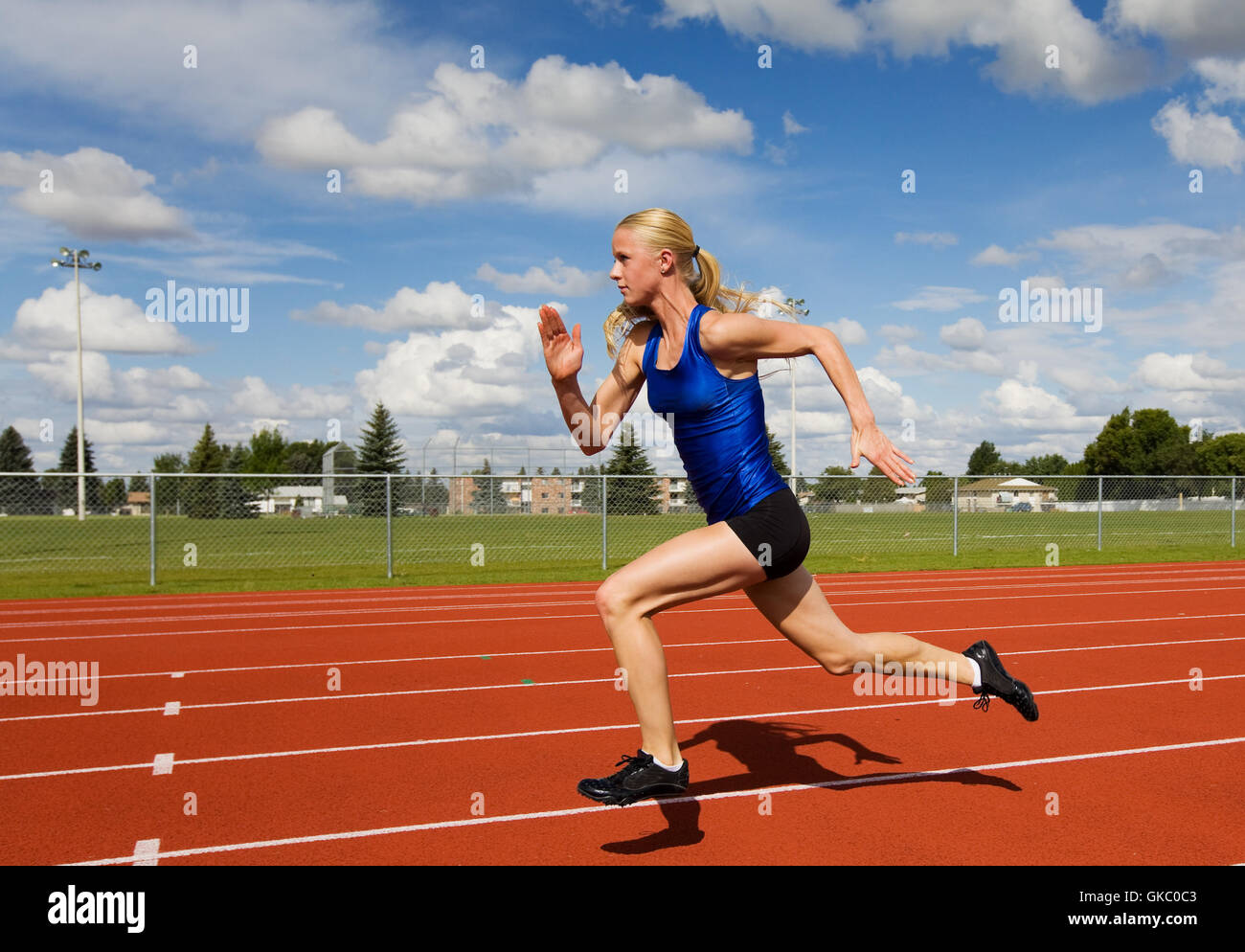 female sporty athletic Stock Photo - Alamy