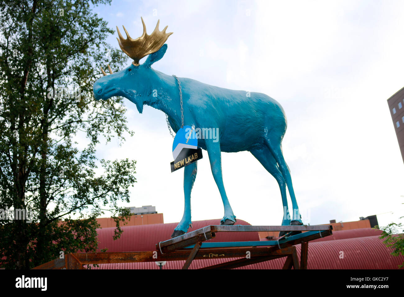 Impressionen: Kiruna, Lappland, Schweden. Stock Photo