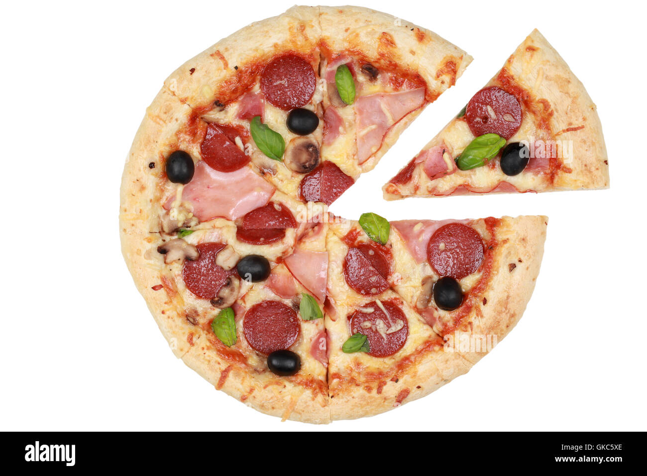 Pizza salame hi-res stock photography and images - Alamy