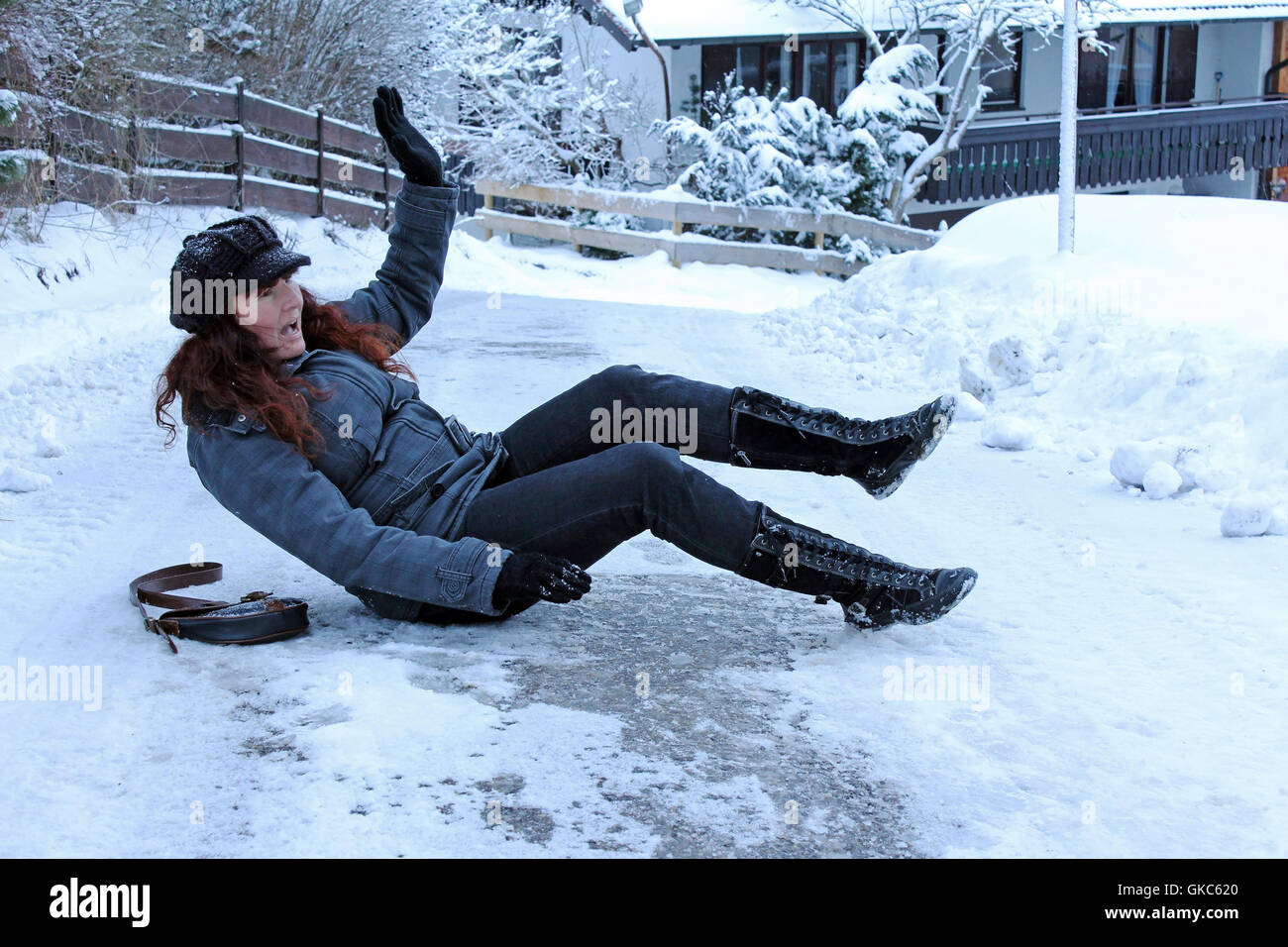 Slipping Ice High Resolution Stock Photography and Images - Alamy