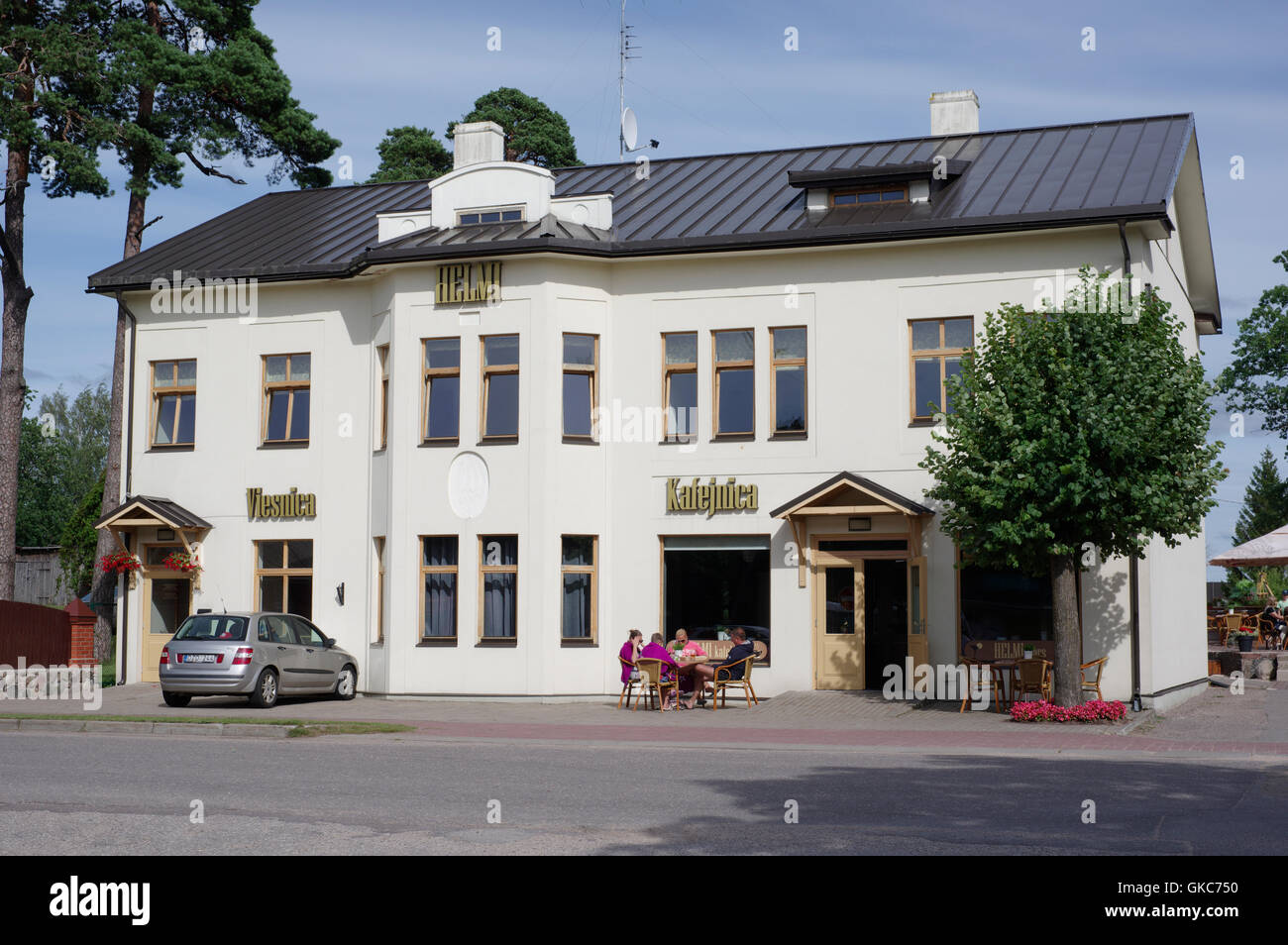 Hotel Helmi in Ainazi. Latvia EU Stock Photo