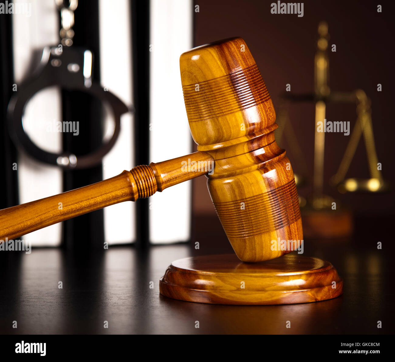 law justice handcuffs Stock Photo Alamy