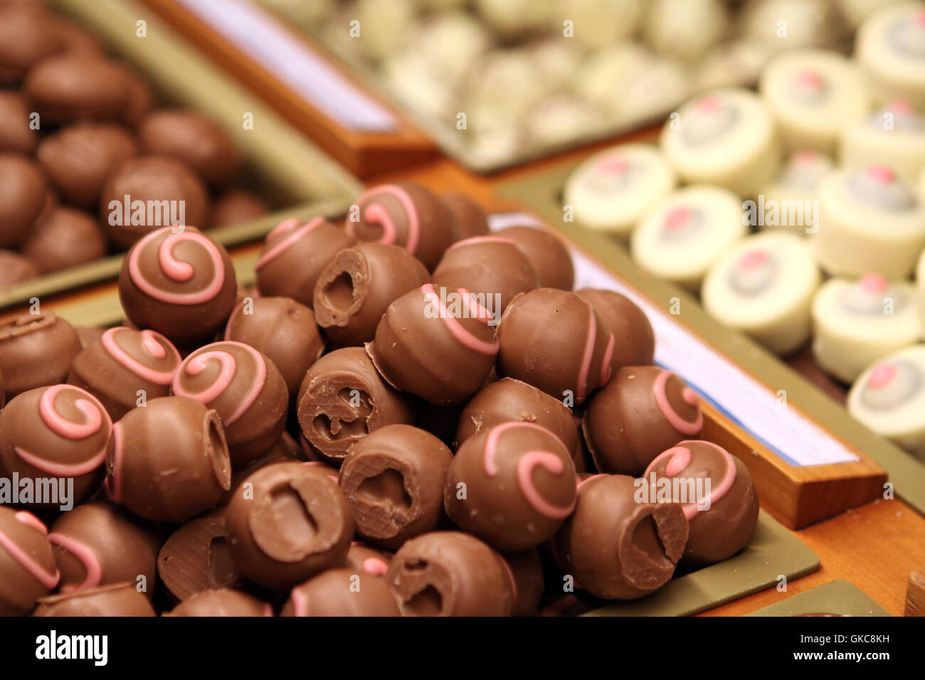 sweet-feeds cocoa truffle Stock Photo