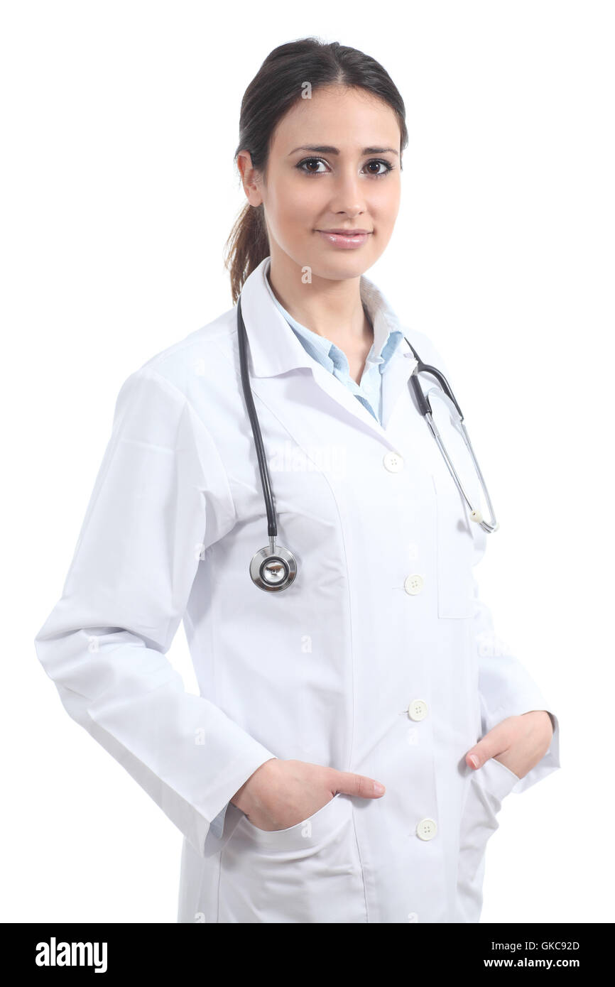Portrait kind female doctor hi-res stock photography and images - Alamy