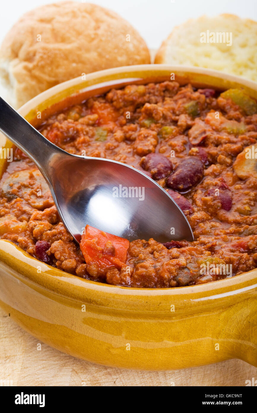 Chilli con carne burger hires stock photography and images Alamy