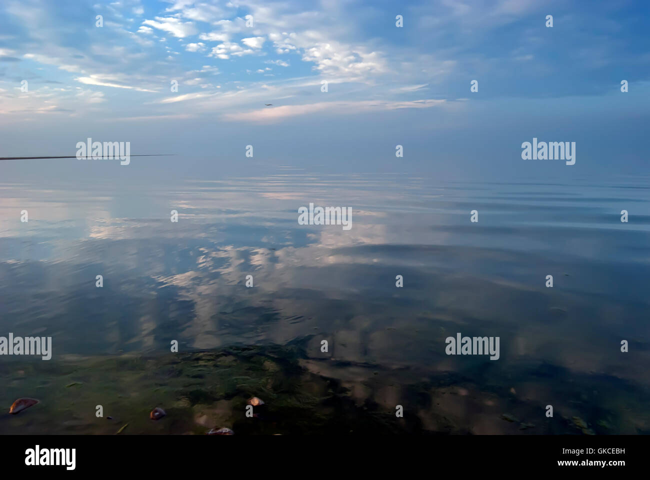 Ocean sunset background image Stock Photo - Alamy