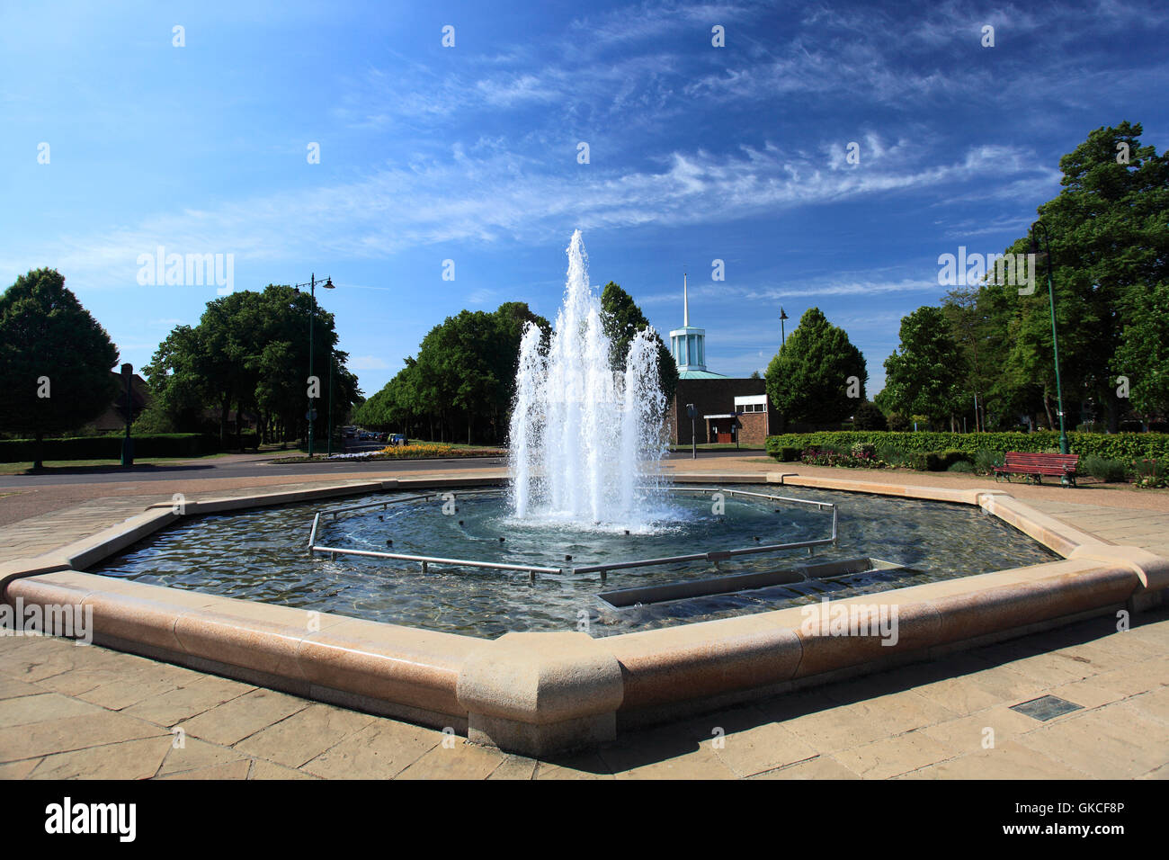 Broadway Gardens, Letchworth Garden City, Hertfordshire County, England
