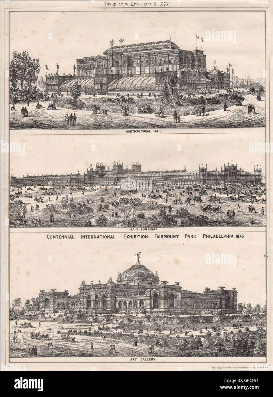 Centennial International Exhibition, Fairmount Park, Philadelphia ...