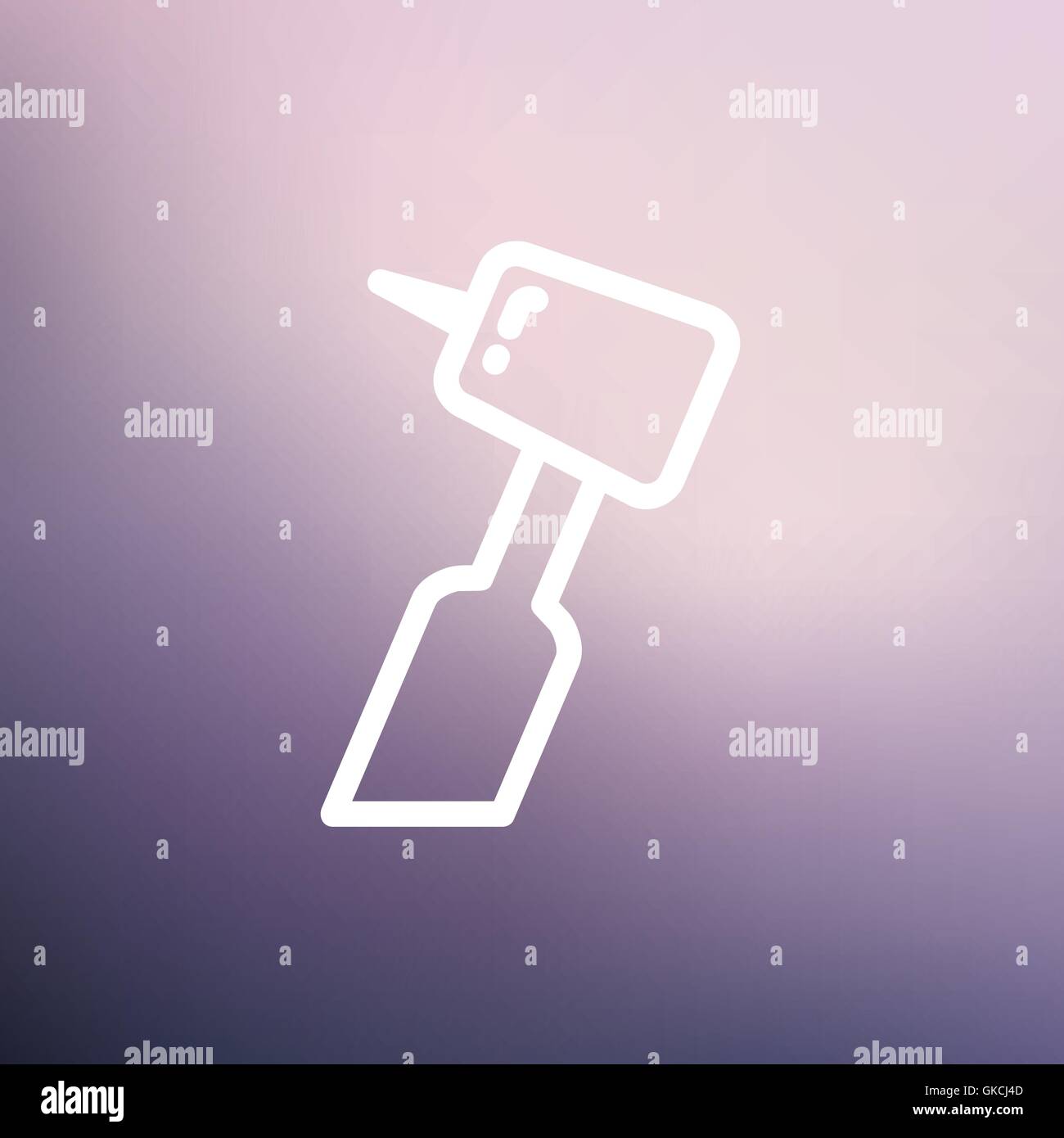 Dental drill thin line icon Stock Vector Image & Art - Alamy