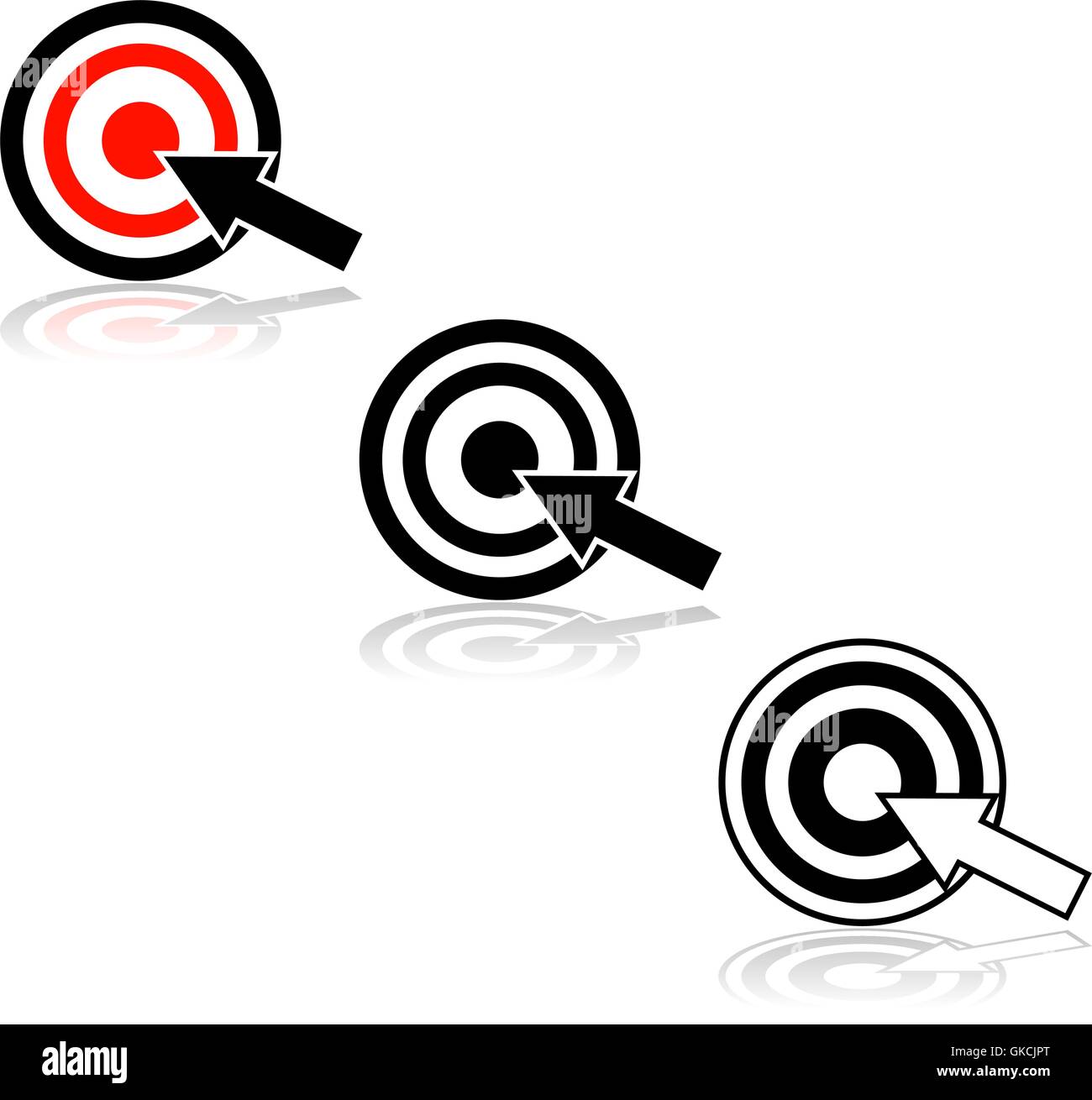 Bull's eye Stock Vector