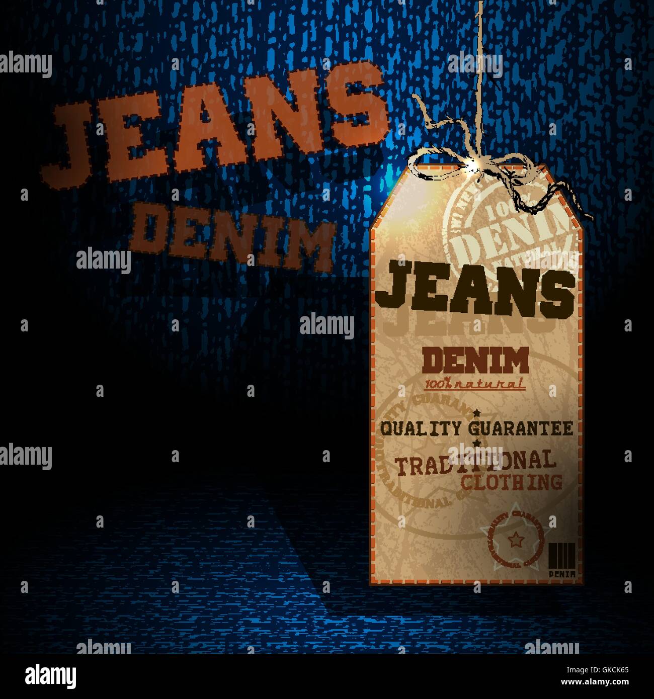 Jeans word Stock Vector Images Alamy