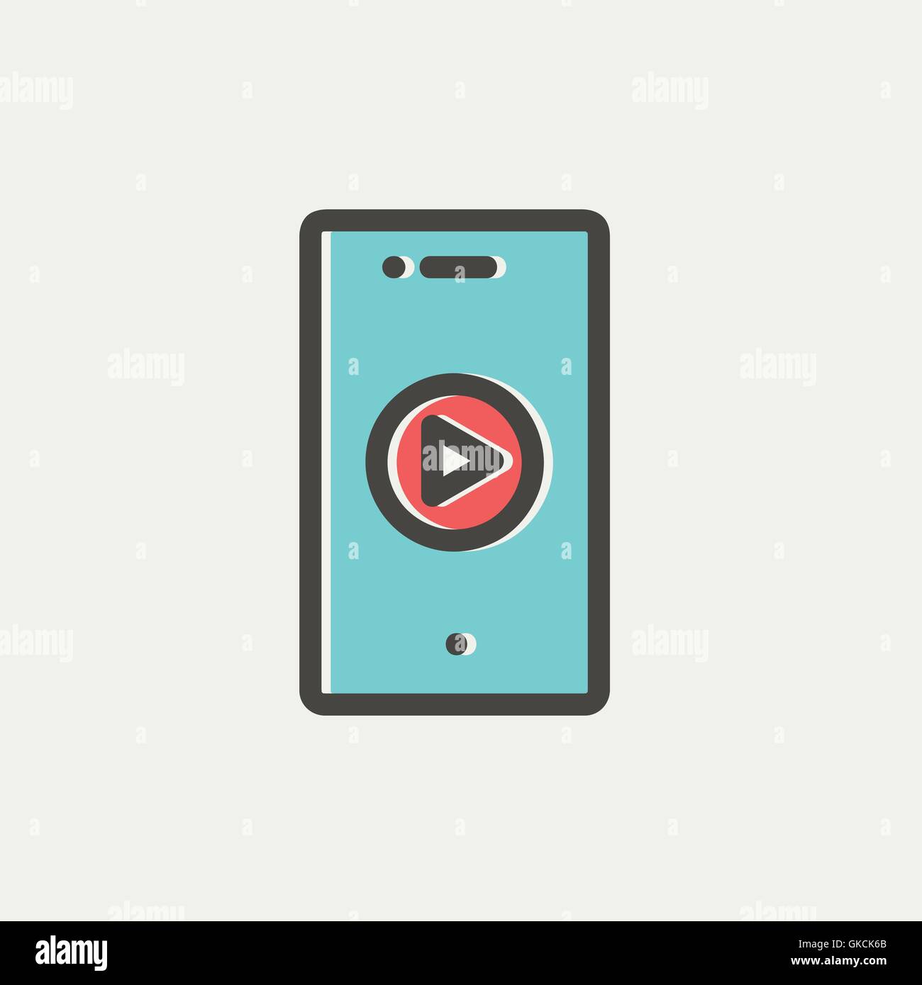Volume control thin line icon Stock Vector Image & Art - Alamy