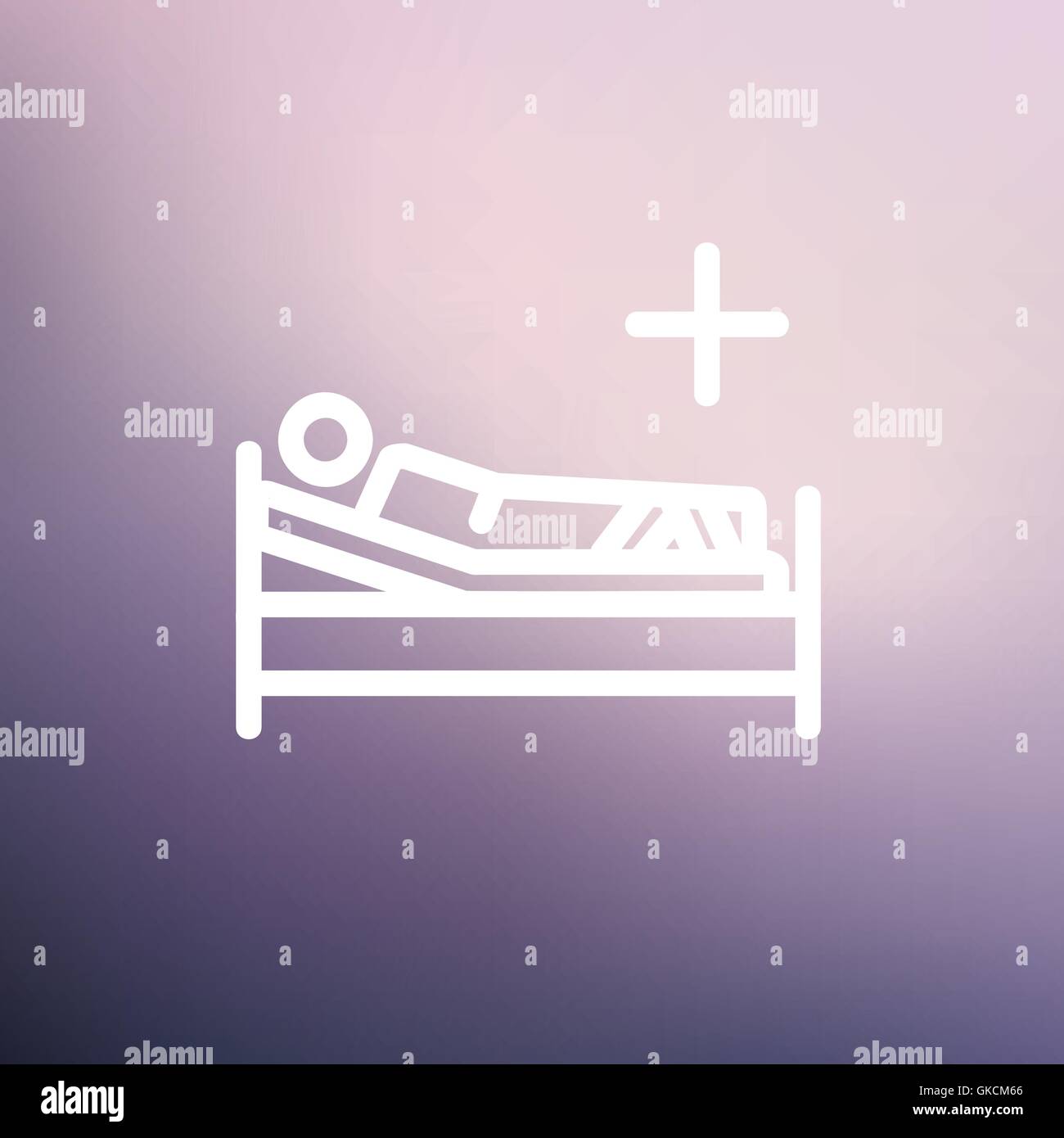 Lying on bed Stock Vector Images Alamy