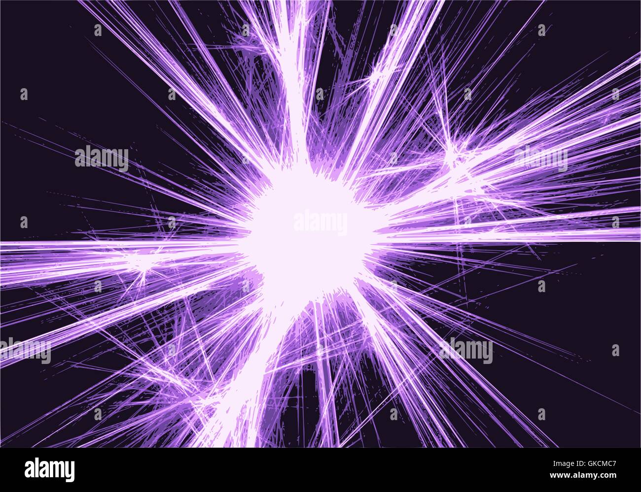 abstract background with blurred magic neon light rays Stock Vector