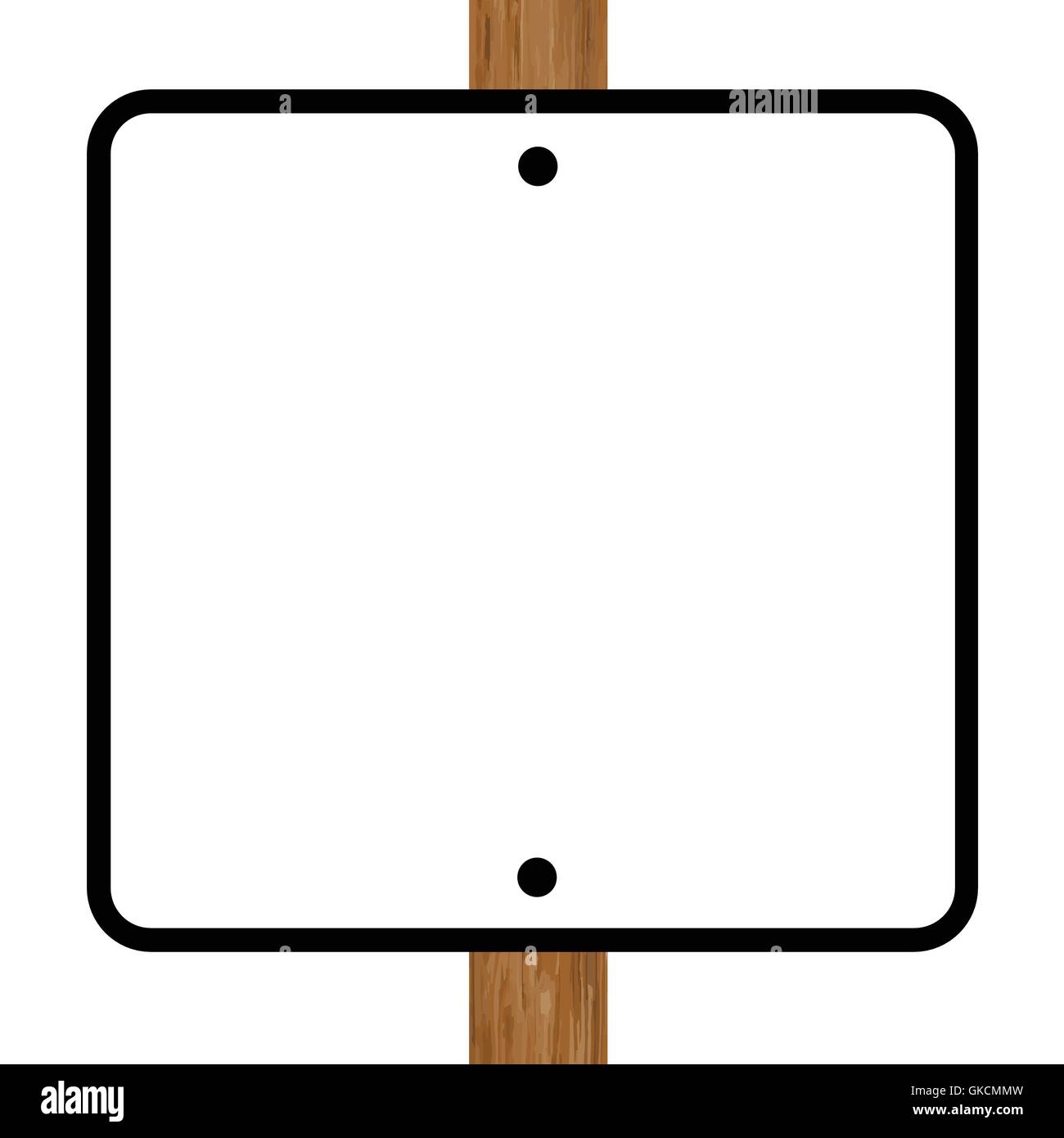 Blank Square Sign Stock Vector Image & Art Alamy