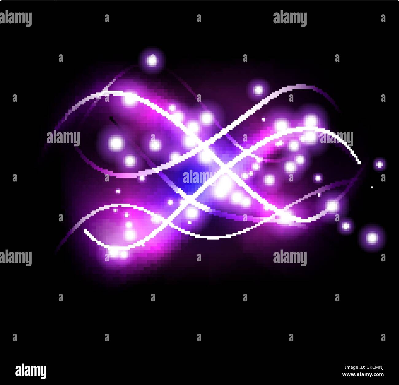 Blurry abstract purple light effect background Stock Vector Image & Art