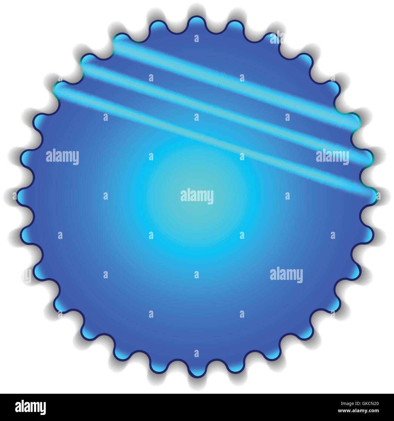 Big blue button Stock Vector Image & Art Alamy