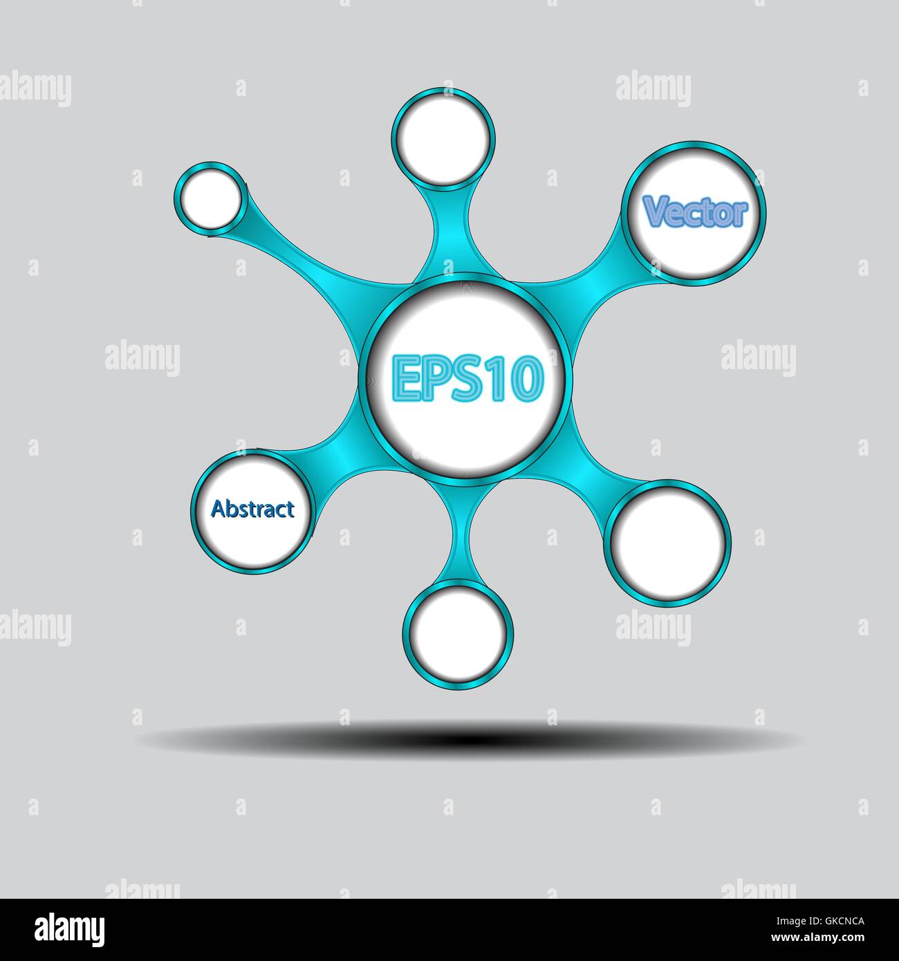 Infographic design with colored and white circles Stock Vector Image ...