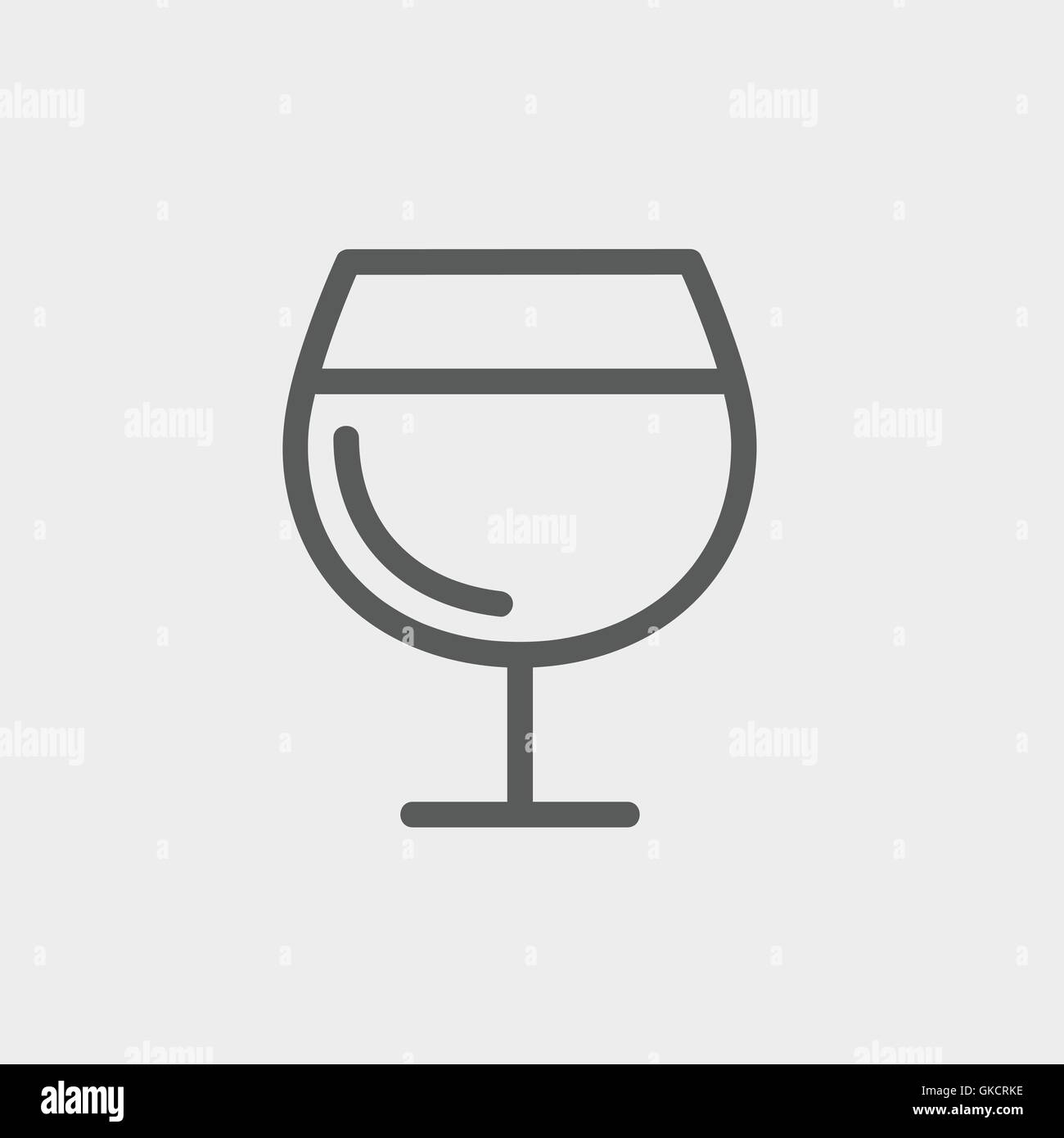 Wine glass outline Stock Vector Images - Alamy