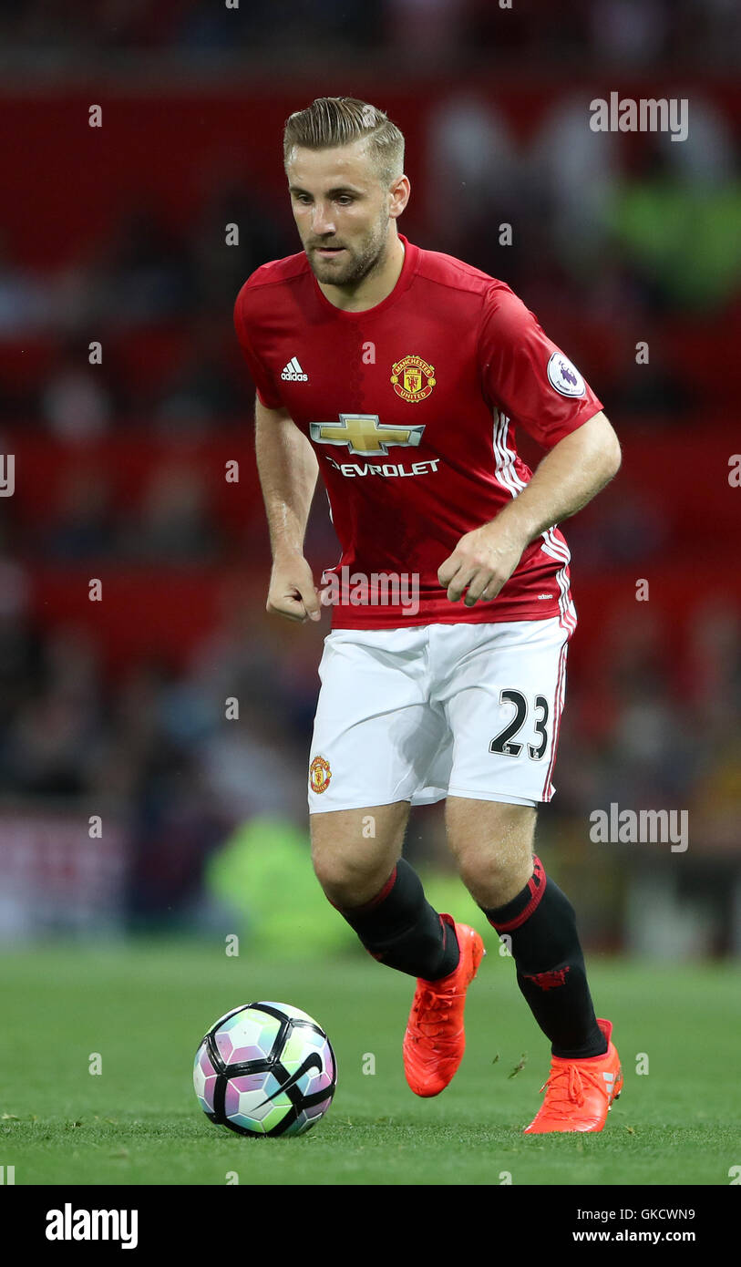 Manchester United's Luke Shaw during the Premier League match at Old ...