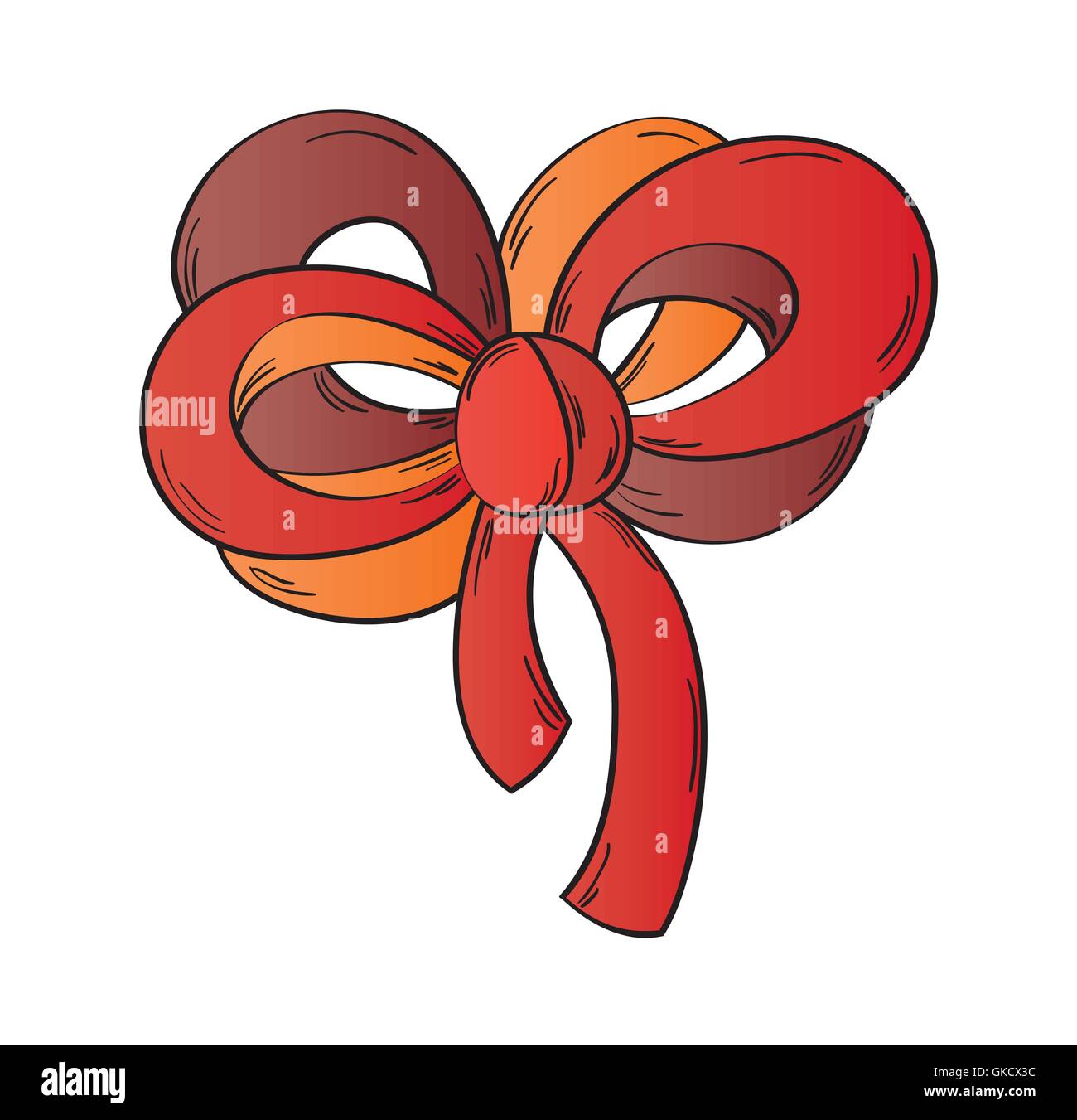 ribbon on the white background Stock Vector Image & Art - Alamy