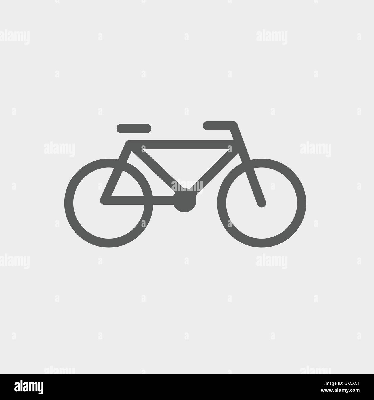 Bicycle thin line icon Stock Vector Image & Art - Alamy