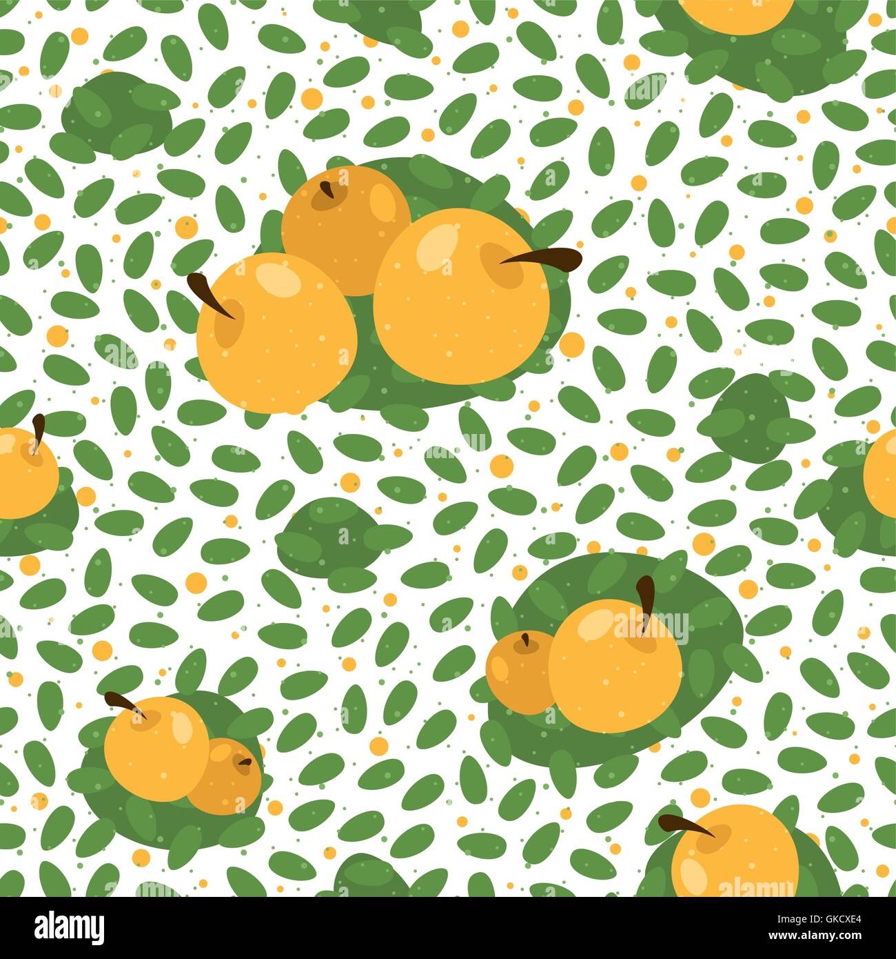 Seamless floral pattern background with fruits Stock Vector Image & Art ...