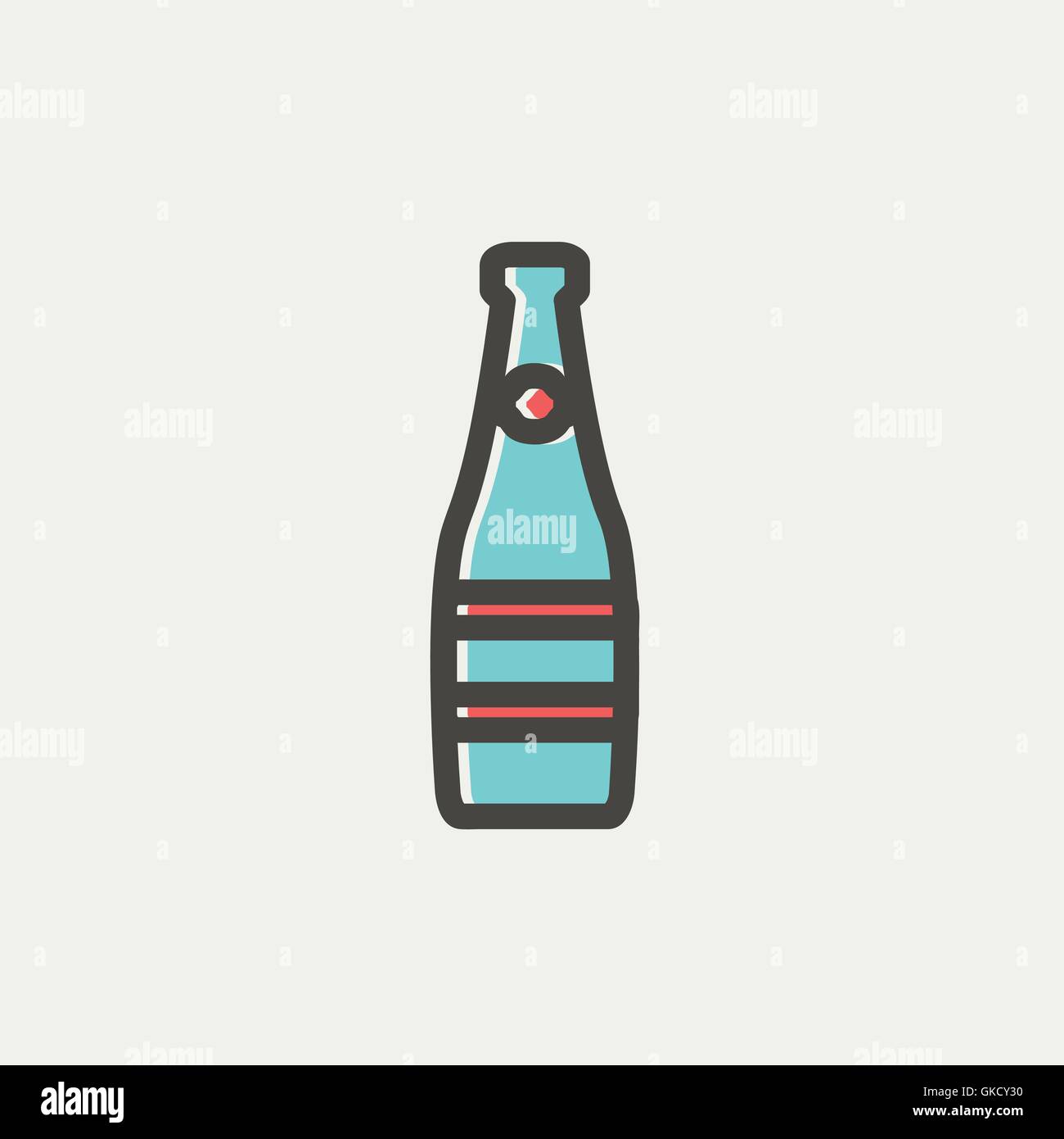 Spray bottle line icon hi-res stock photography and images - Alamy