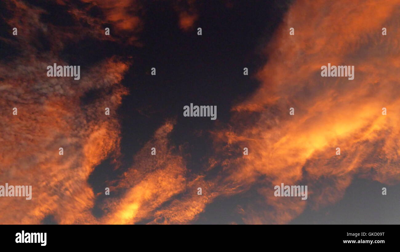 Stratocumulus Clouds At Sunset High Resolution Stock Photography and ...
