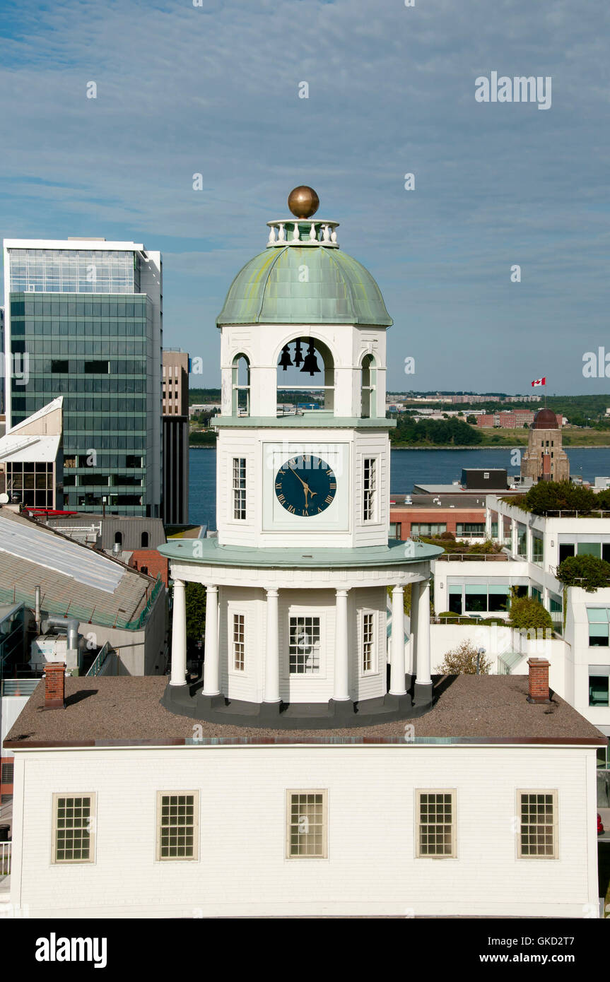 Old Town Clock - Halifax - Nova Scotia Stock Photo