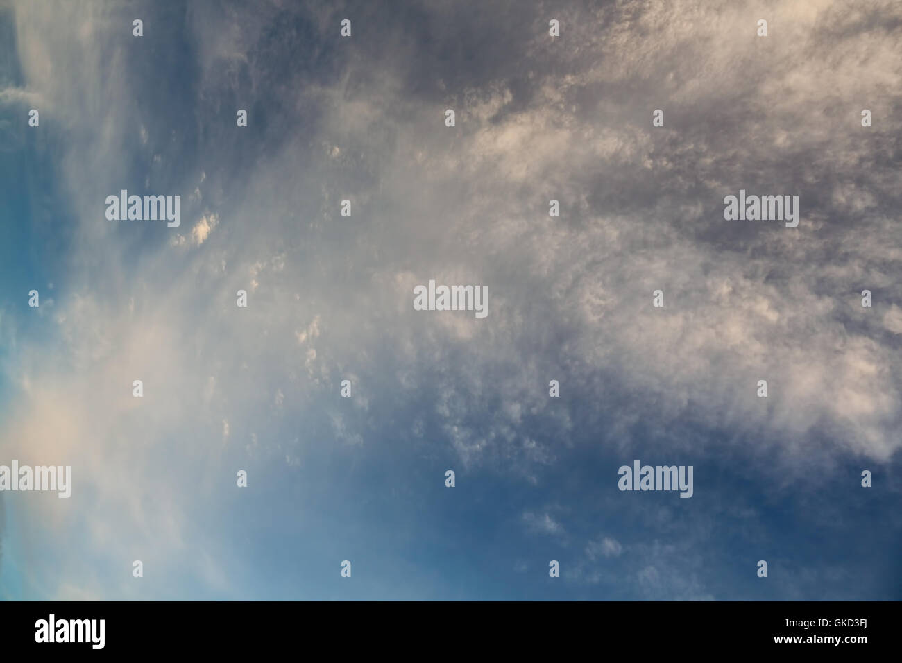 Partly cloudy background pattern Stock Photo